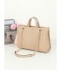 T11955-Bolso Tote Acolchado con Cadena de Lujo
