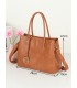 T11954-Bolso Tote Minimalista con Colgante de Logo