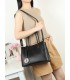 T11954-Bolso Tote Minimalista con Colgante de Logo