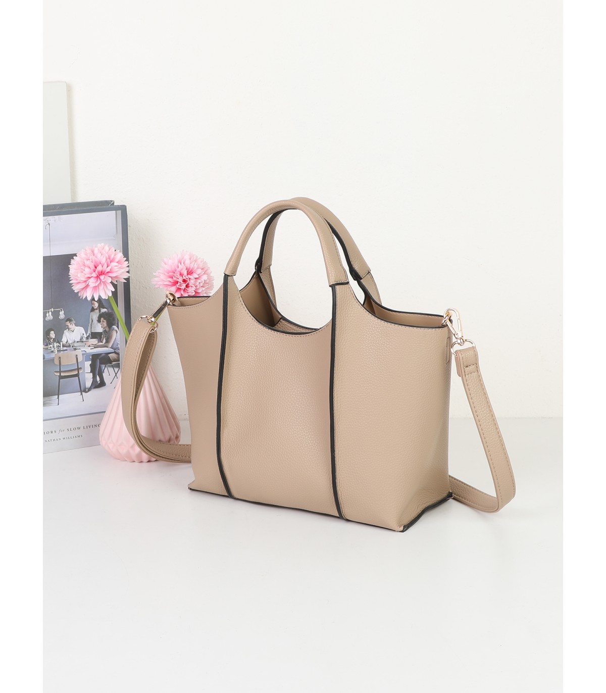 T11933-Bolso Tote Estructurado con Organizador