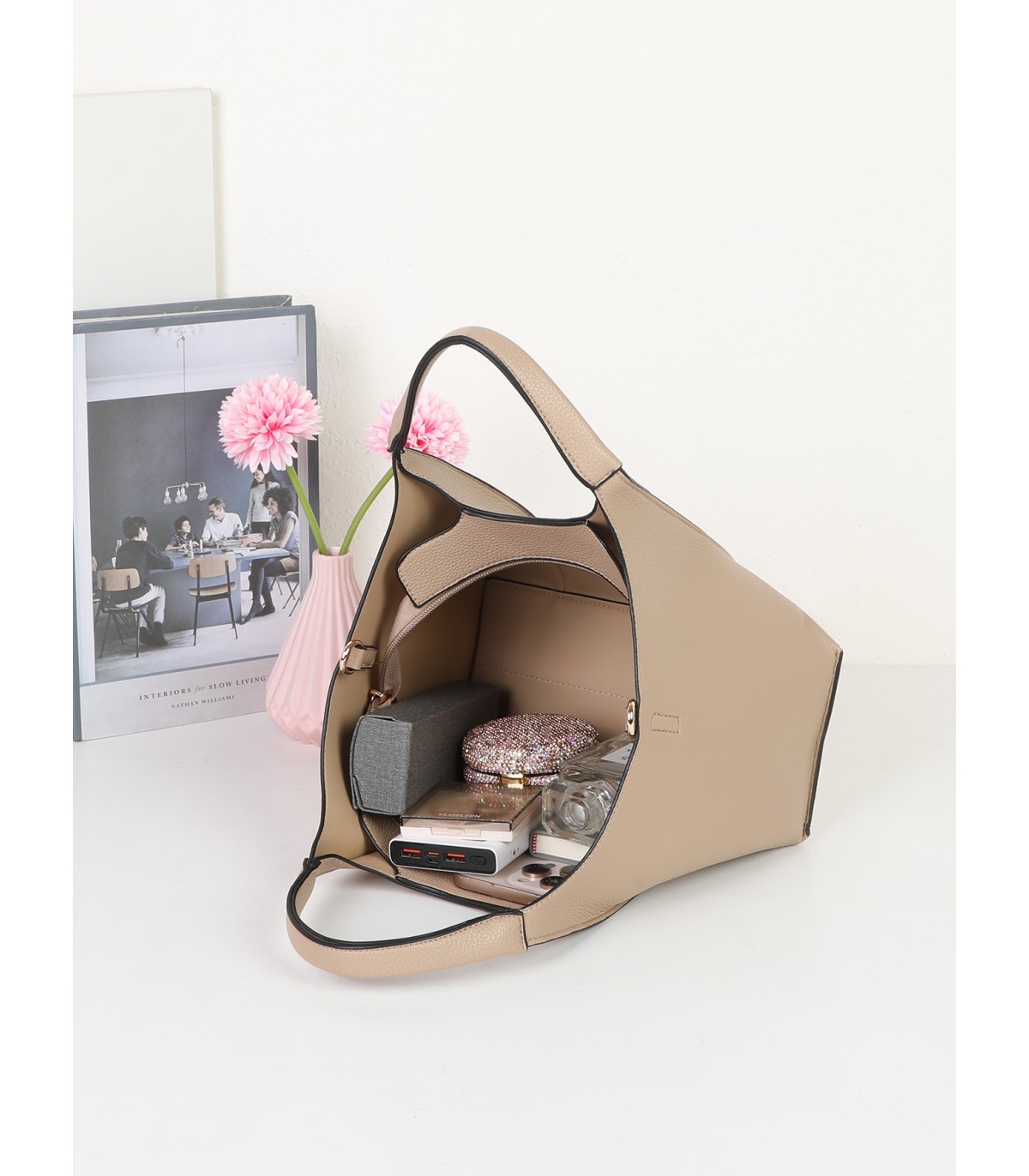 T11933-Bolso Tote Estructurado con Organizador