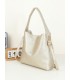 T11947-Bolso Hobo de Gran Capacidad con Detalle de Cadena
