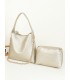 T11947-Bolso Hobo de Gran Capacidad con Detalle de Cadena