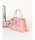 T11948 – Bolso de Mano Elegante con Pañuelo Decorativo