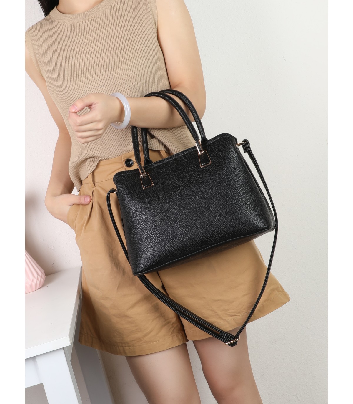 T11942 – Bolso Satchel Ejecutivo Clásico