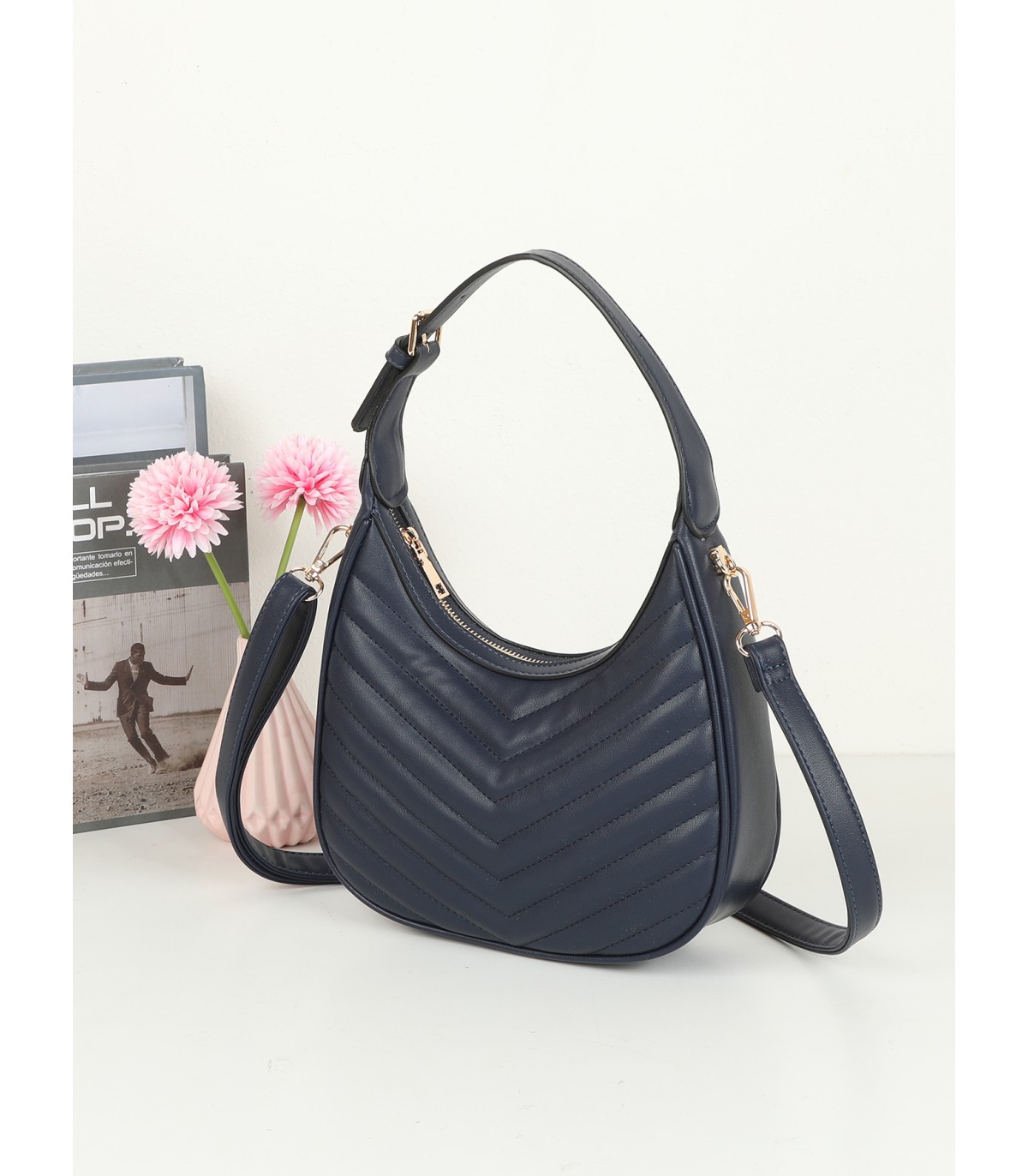 T11957-Bolso de Hombro media luna