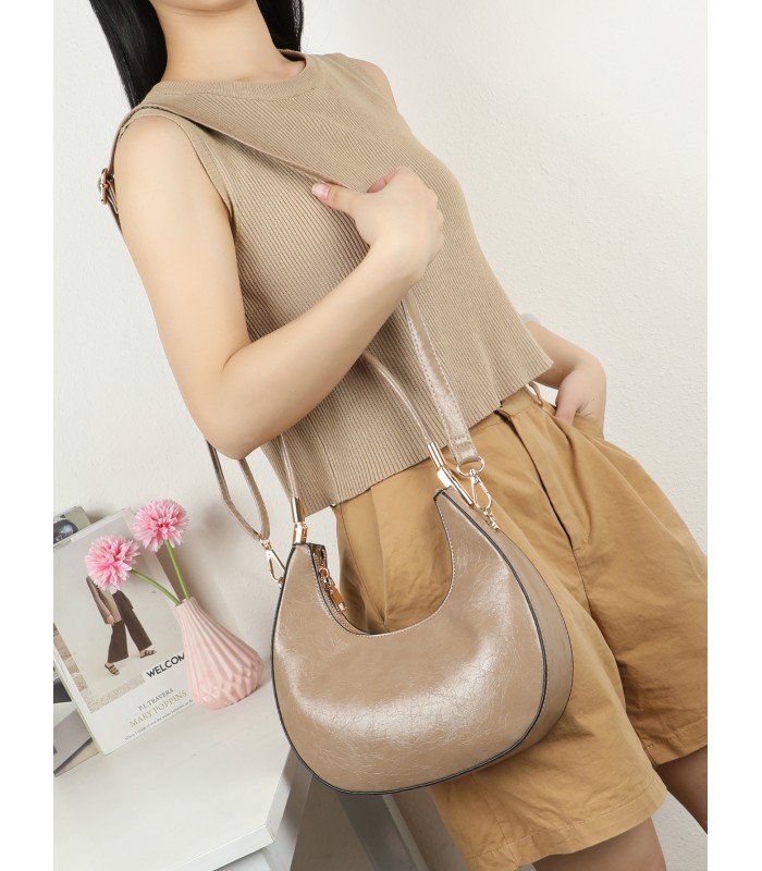 T11960-bolso de hombro con diseño minimalista