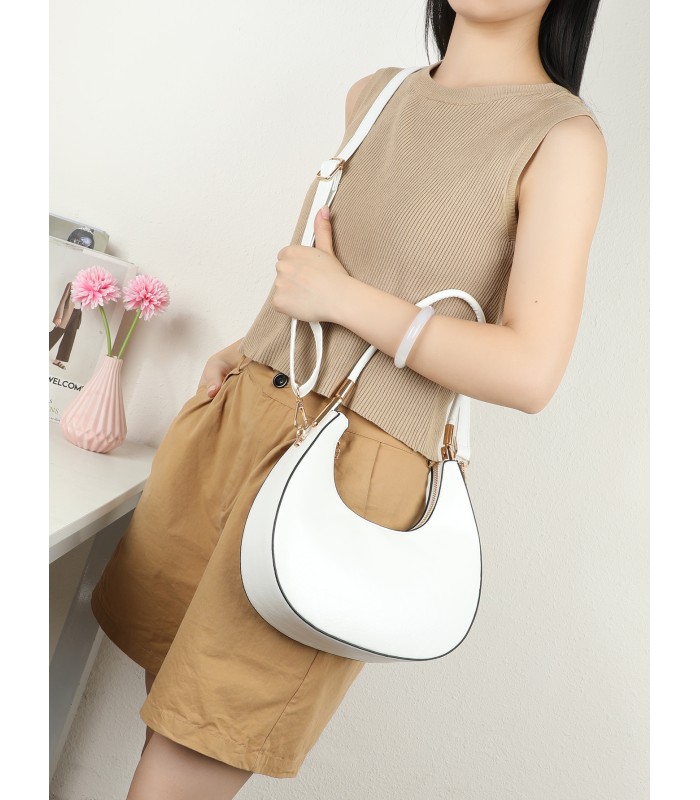 T11960-bolso de hombro con diseño minimalista