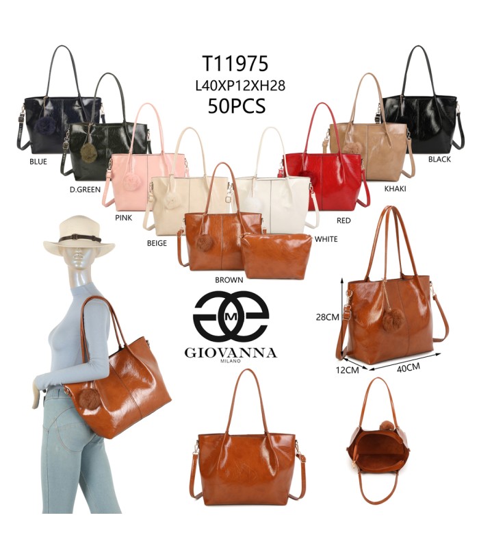 T11975-Bolso Shopper / Tote Giovanna Milano