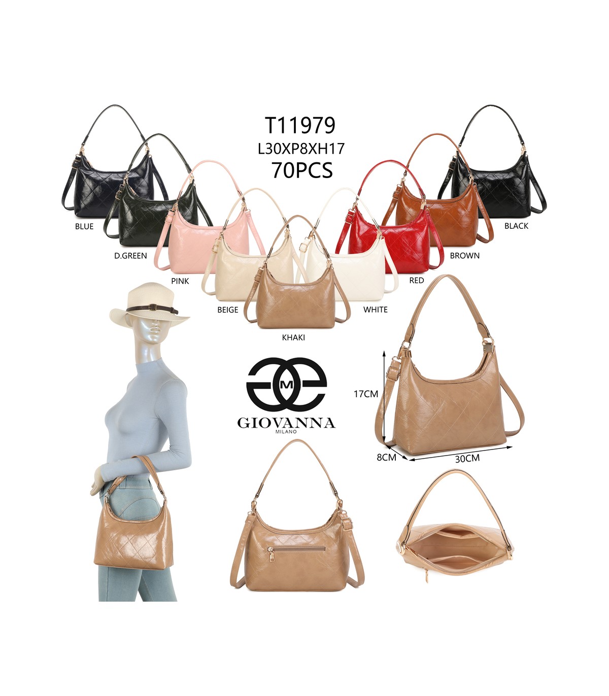 T11979-Bolso Baguette / Hombro