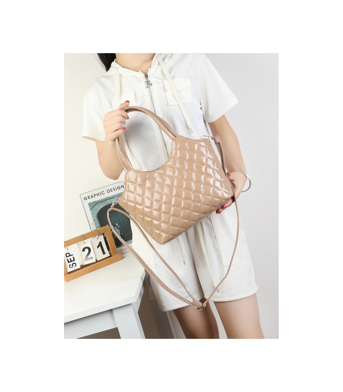 T11970-Bolso de Mano y Bandolera