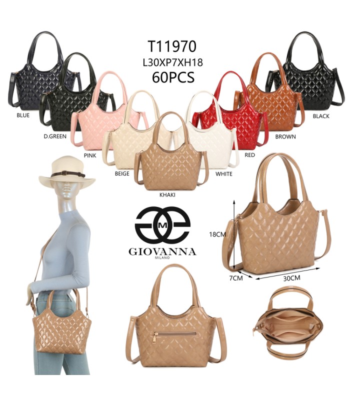 T11970-Bolso de Mano y Bandolera