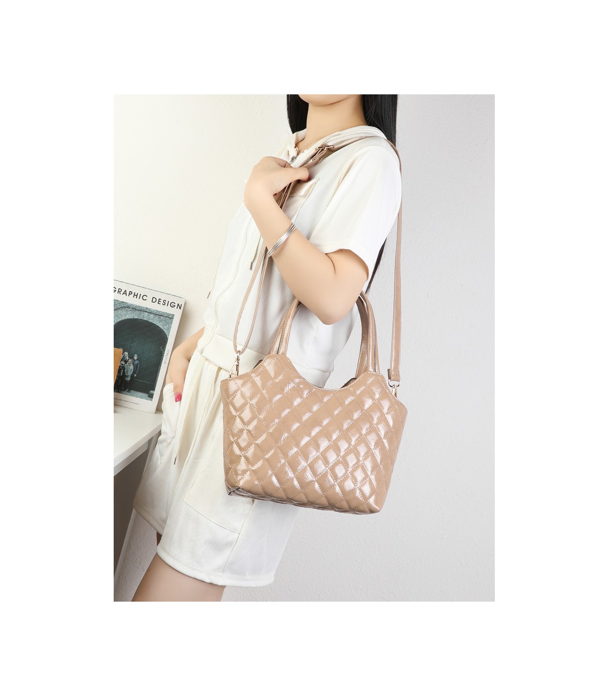 T11970-Bolso de Mano y Bandolera