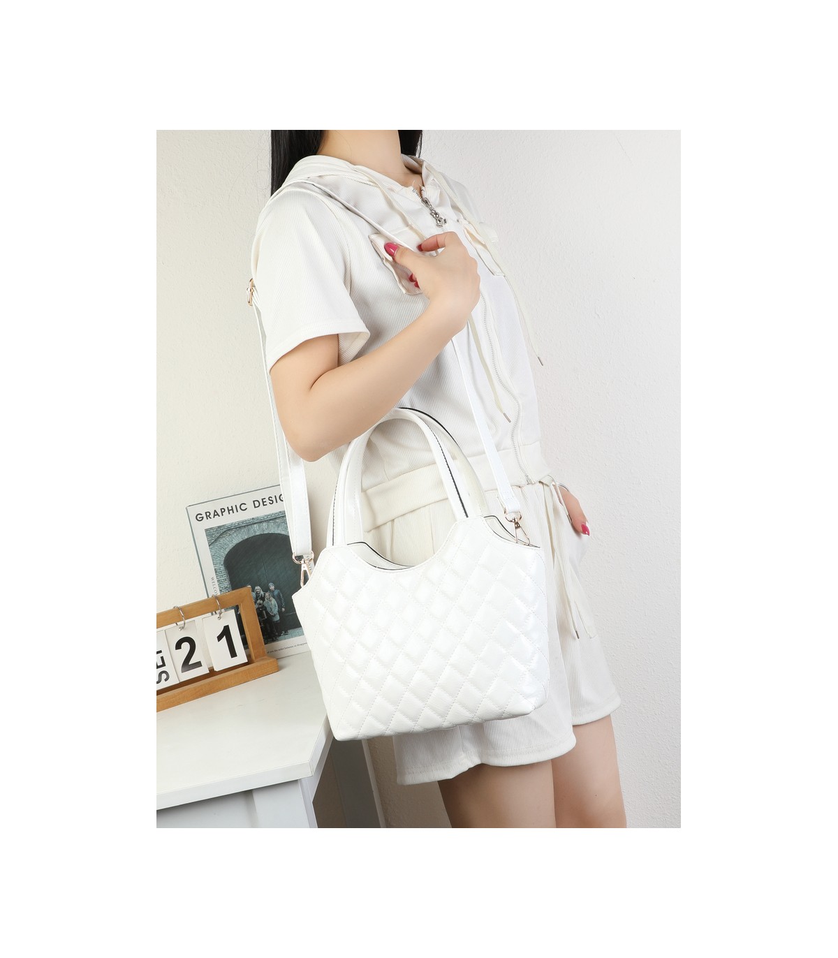 T11970-Bolso de Mano y Bandolera