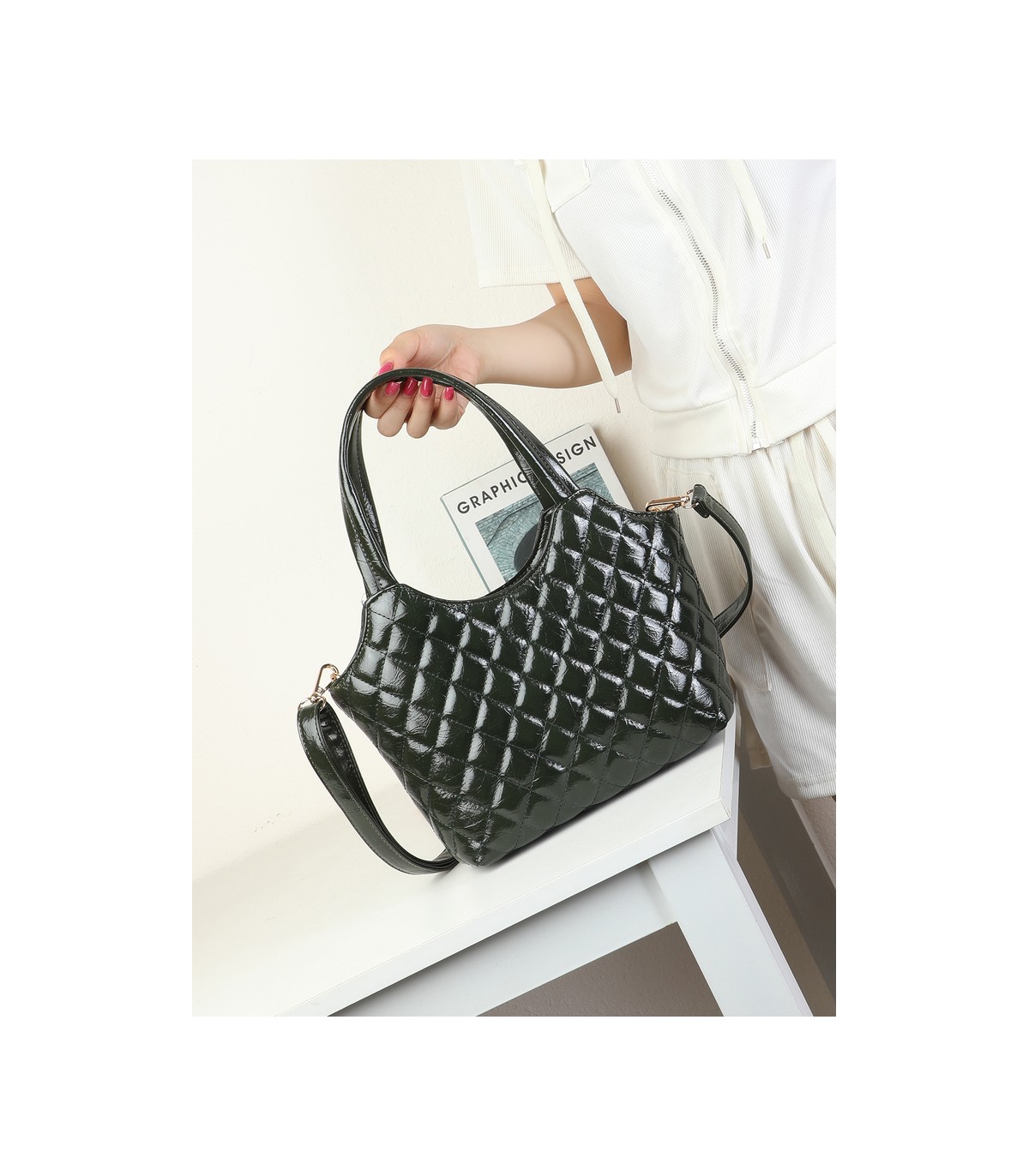 T11970-Bolso de Mano y Bandolera