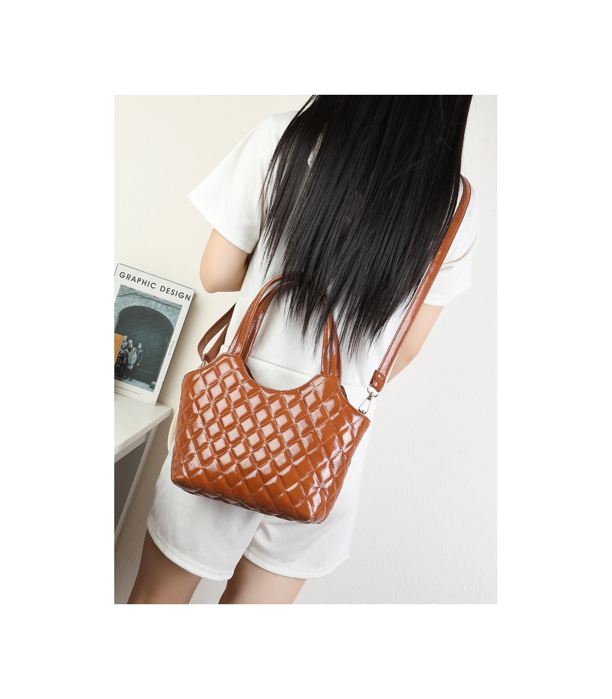T11970-Bolso de Mano y Bandolera