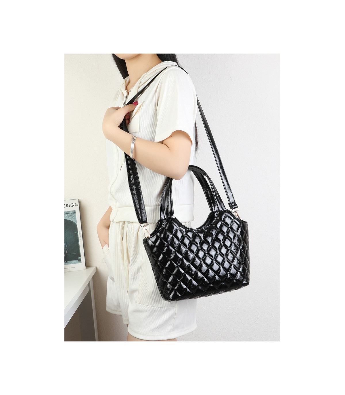 T11970-Bolso de Mano y Bandolera