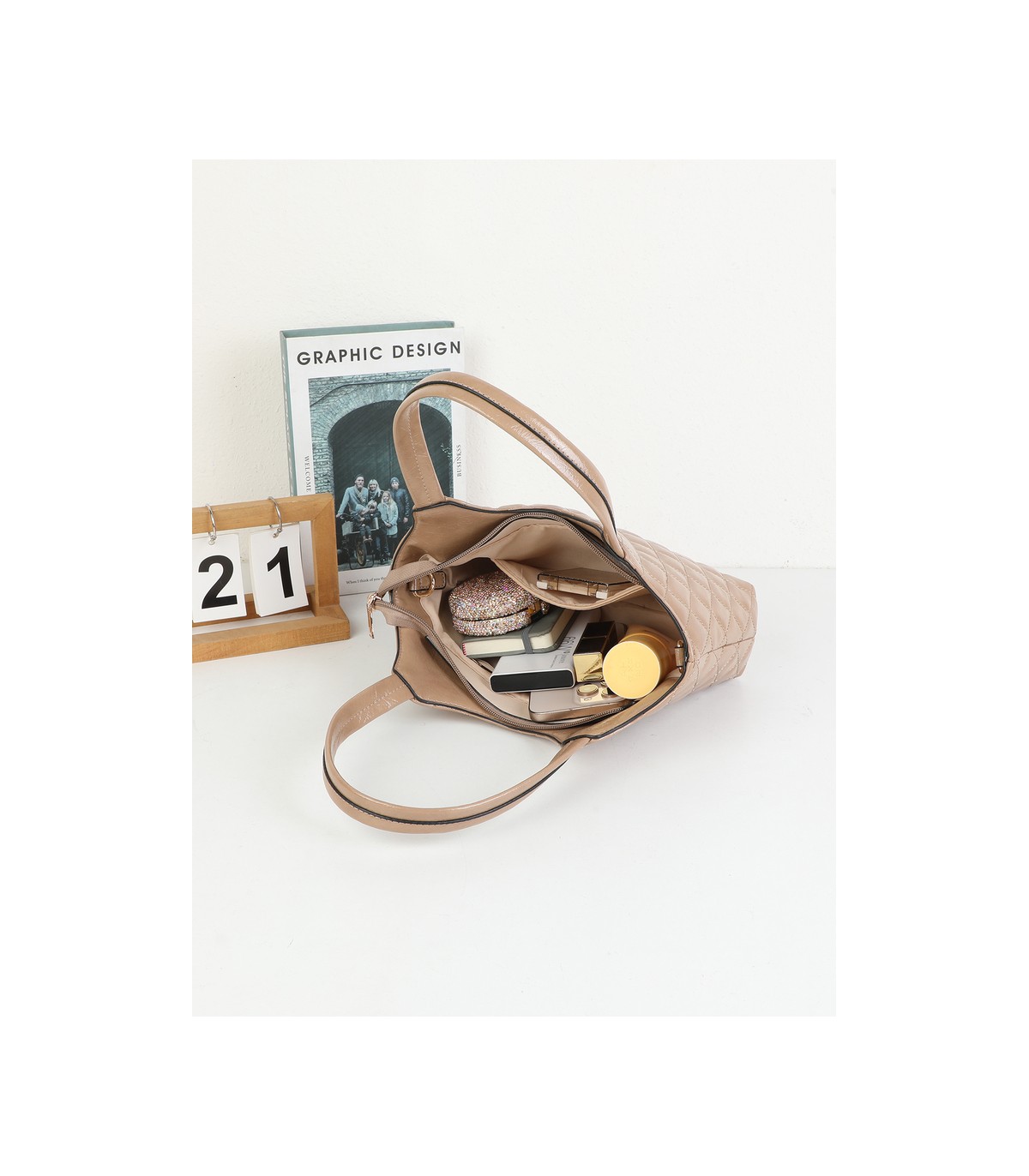 T11970-Bolso de Mano y Bandolera