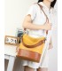 T11811 - Bolso bicolor de hombro con bandolera