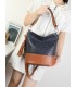 T11811 - Bolso bicolor de hombro con bandolera