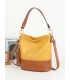 T11811 - Bolso bicolor de hombro con bandolera