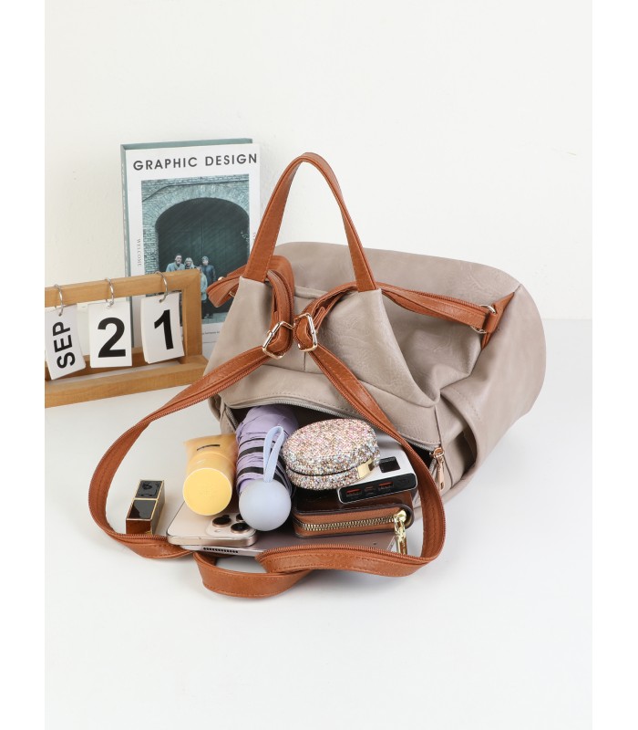 T11842 - Mochila con bolsillo frontal y antirrobo