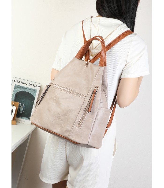 T11842 - Mochila con bolsillo frontal y antirrobo
