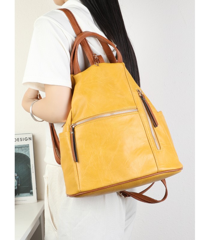 T11842 - Mochila con bolsillo frontal y antirrobo