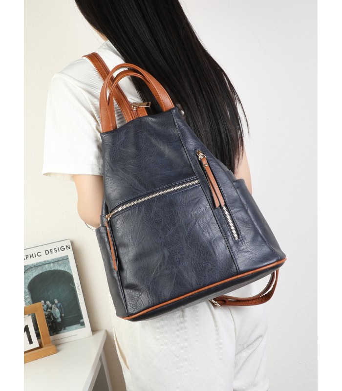 T11842 - Mochila con bolsillo frontal y antirrobo