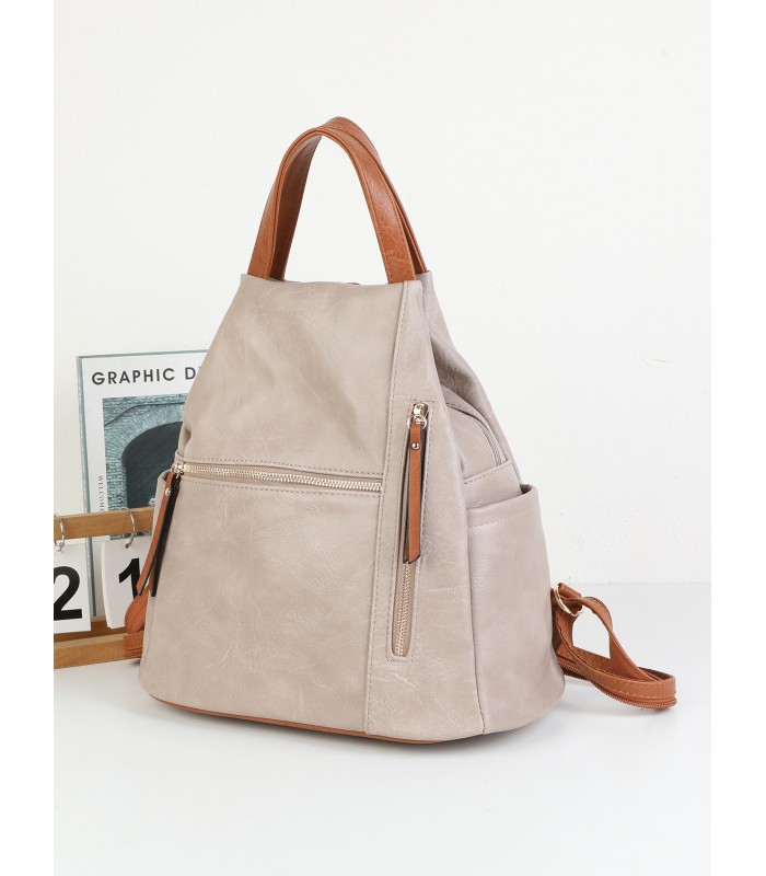 T11842 - Mochila con bolsillo frontal y antirrobo