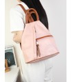 T11149 - Mochila con cremallera frontal y bordado de mandala