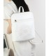 T11514 - Mochila con bordado para mujer con adorno a juego