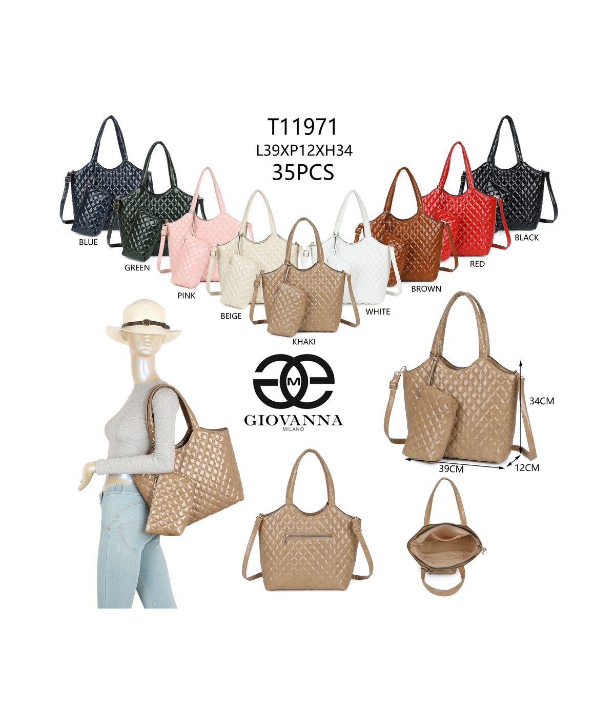 T11971-Bolso de Hombro y Bandolera