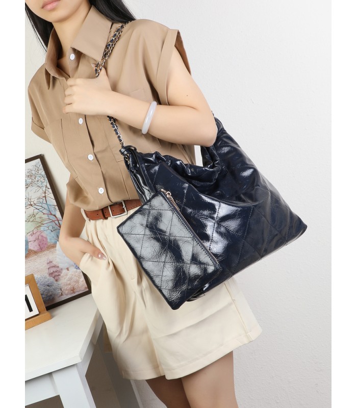 T11977-Bolso de Hombro Hobo con Cadena