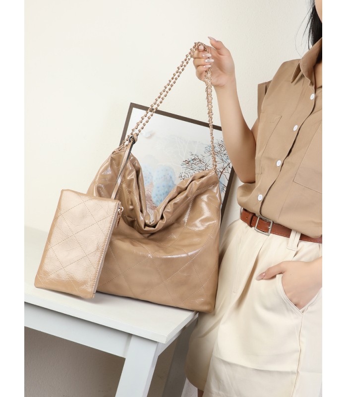 T11977-Bolso de Hombro Hobo con Cadena
