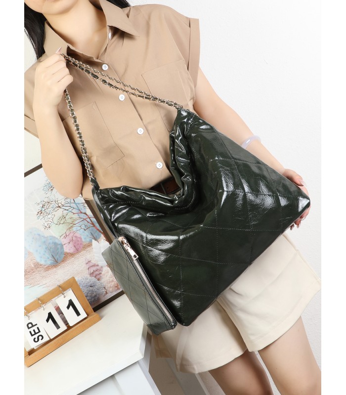 T11977-Bolso de Hombro Hobo con Cadena