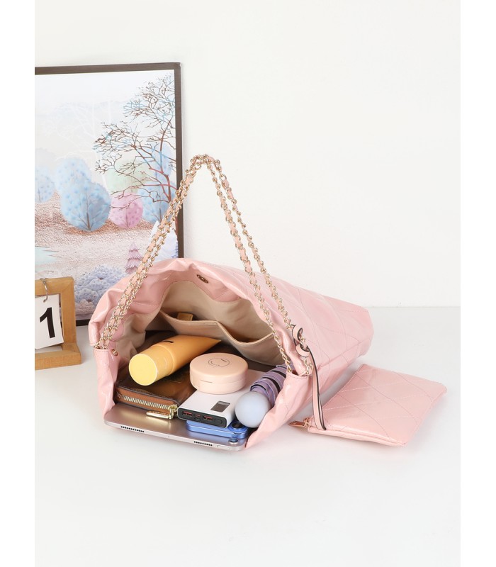 T11977-Bolso de Hombro Hobo con Cadena