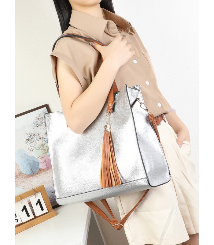T11987-Bolso Tote Estructurado 2 en 1