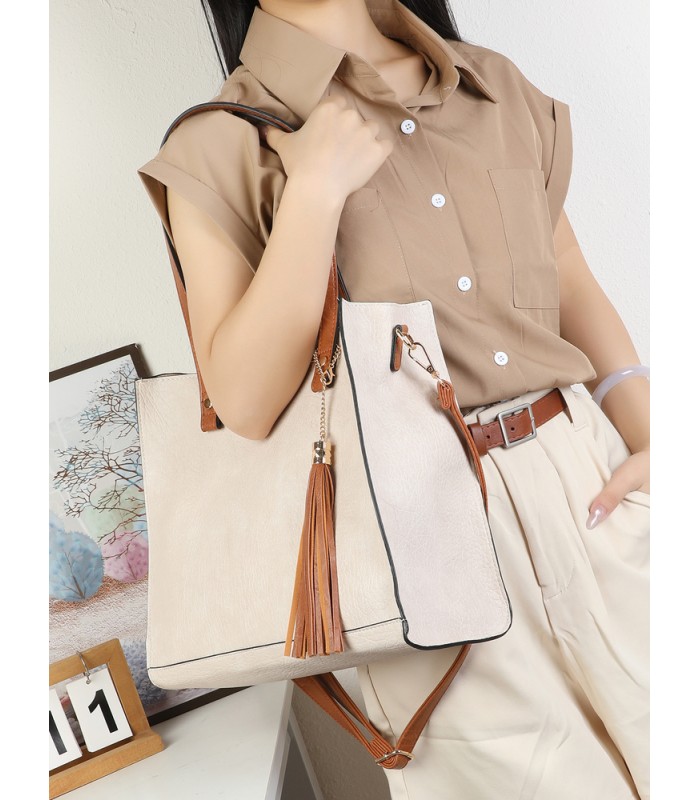 T11987-Bolso Tote Estructurado 2 en 1