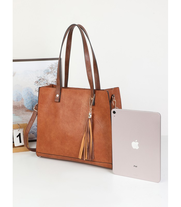 T11987-Bolso Tote Estructurado 2 en 1