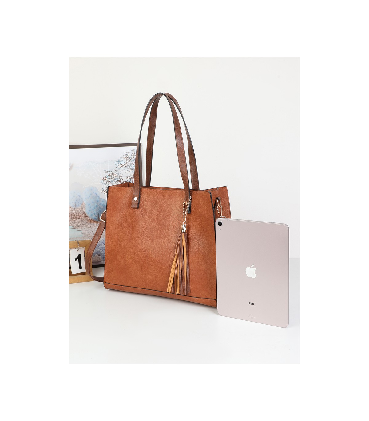 T11987-Bolso Tote Estructurado 2 en 1