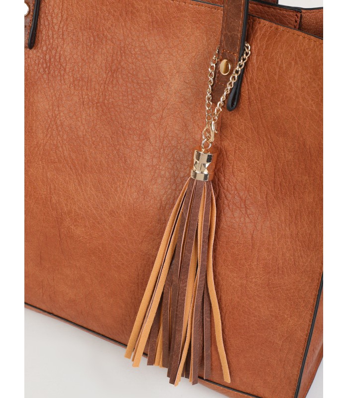 T11987-Bolso Tote Estructurado 2 en 1