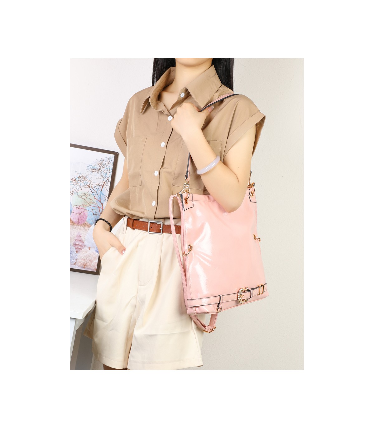 T11986- Bolso de Hombro y Bandolera Hobo