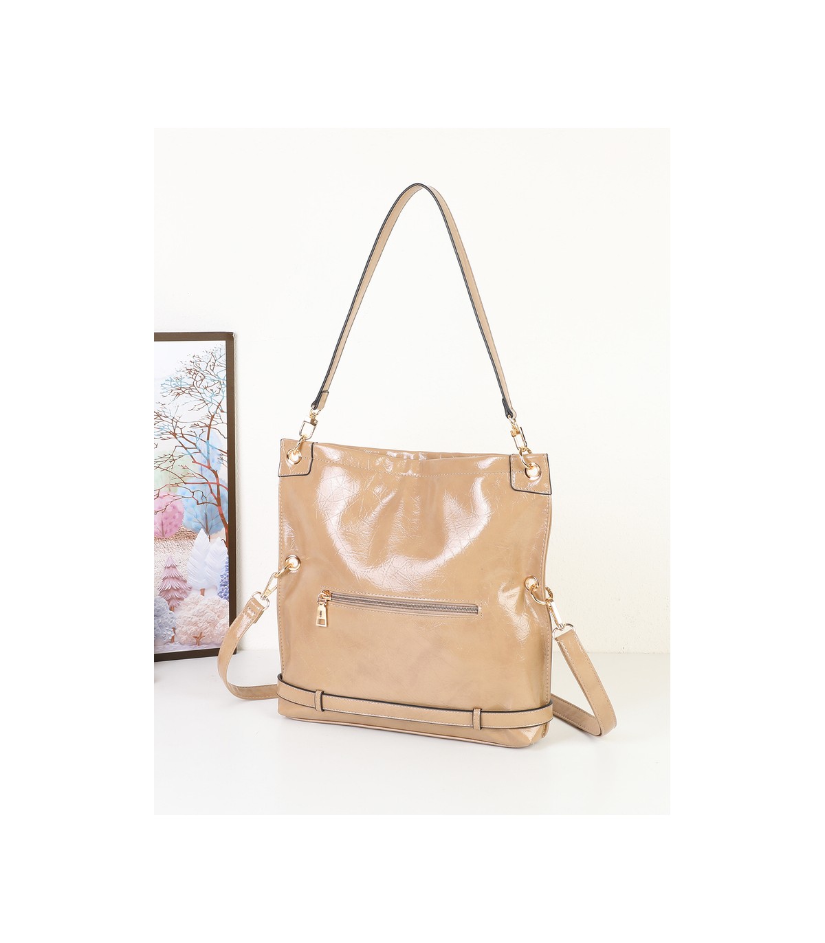 T11986- Bolso de Hombro y Bandolera Hobo