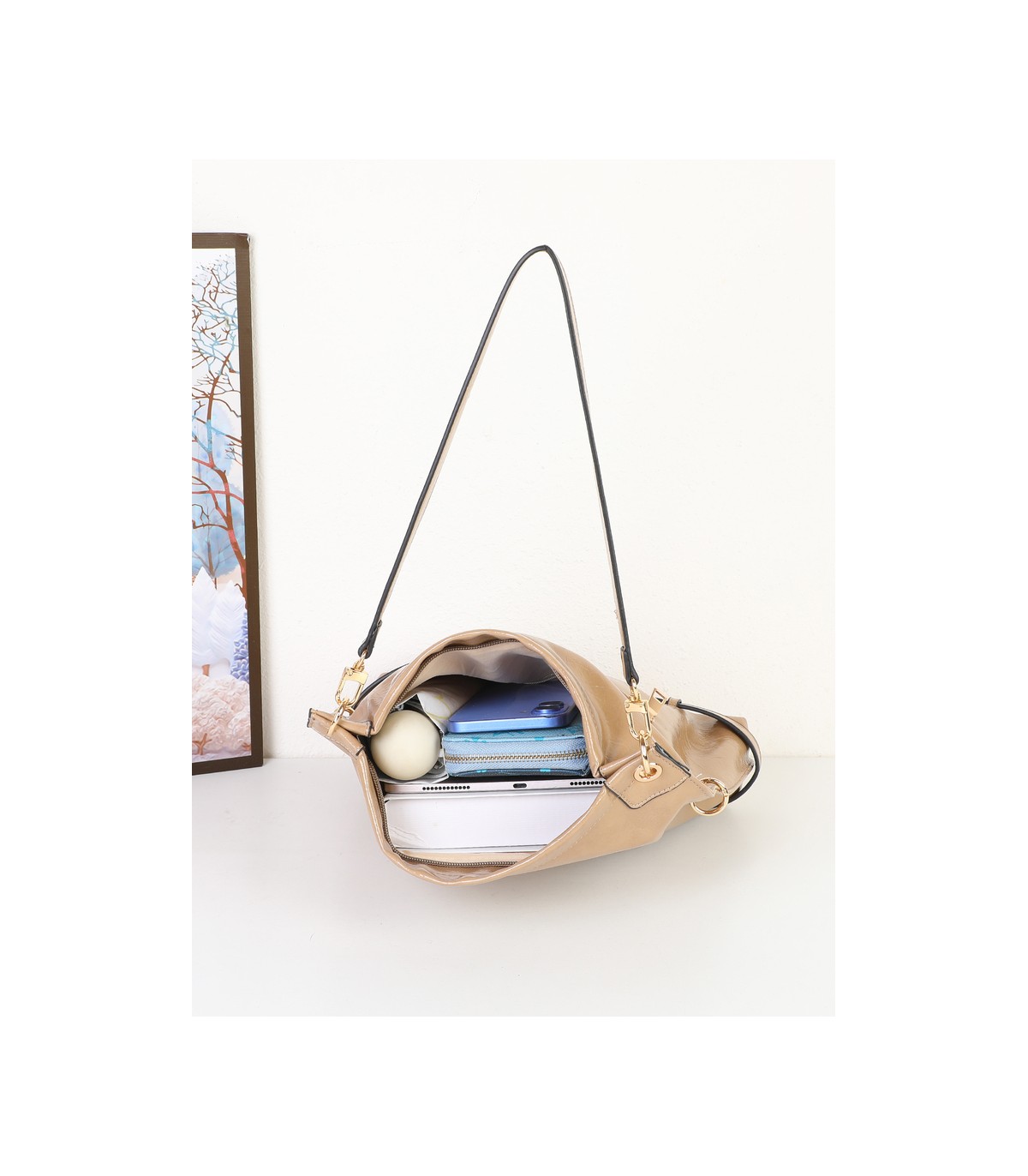 T11986- Bolso de Hombro y Bandolera Hobo