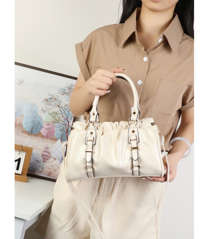 T11978-Bolso de Mano y Bandolera Fruncido