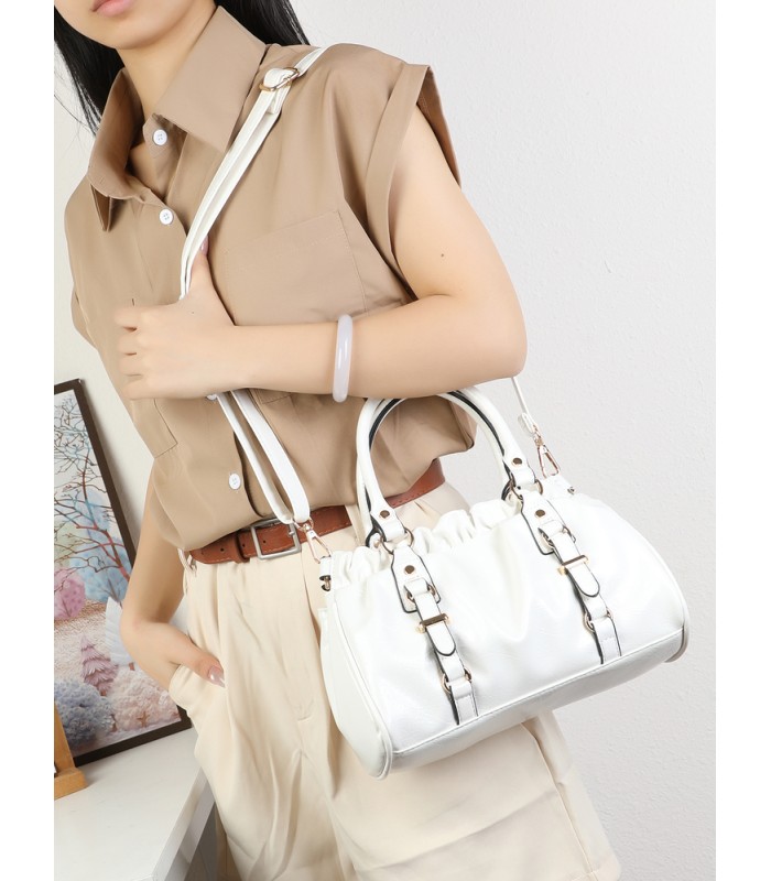 T11978-Bolso de Mano y Bandolera Fruncido