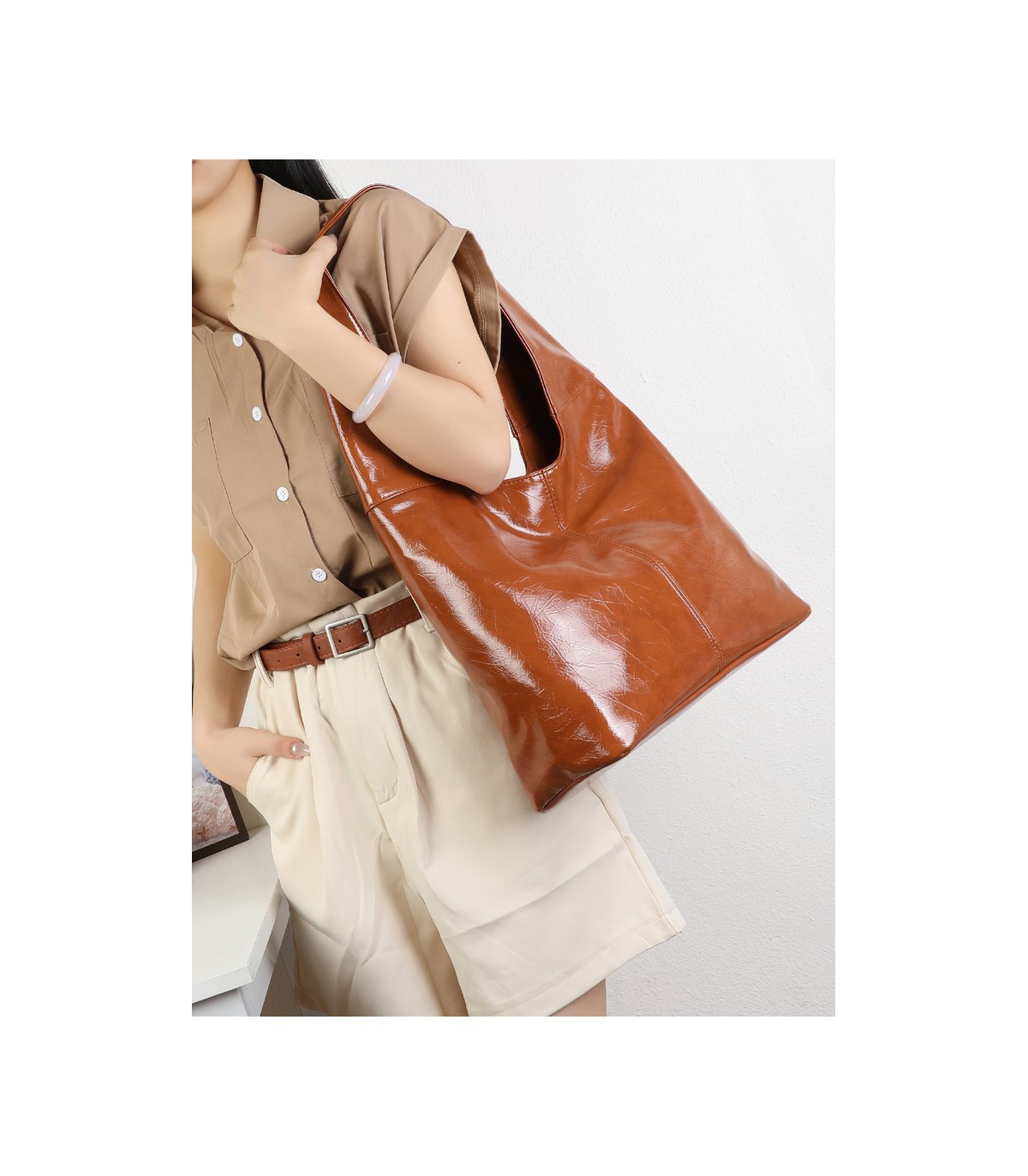 T11973-Bolso de Hombro Hobo Clásico