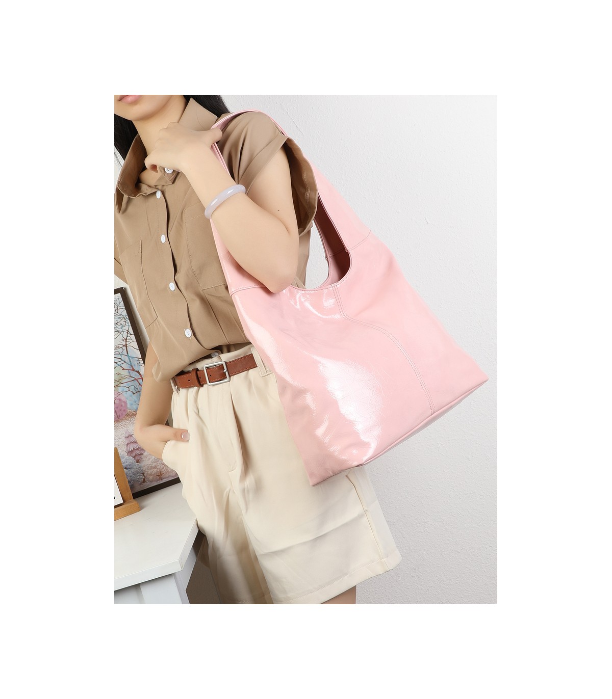 T11973-Bolso de Hombro Hobo Clásico