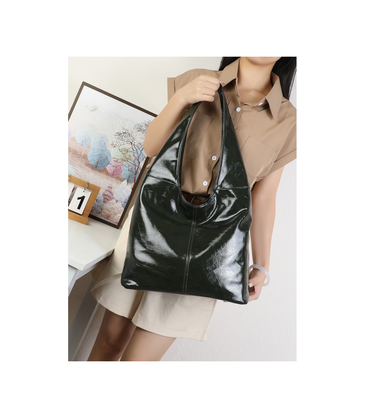 T11973-Bolso de Hombro Hobo Clásico
